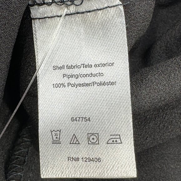 Venus Women's Size Large Sleep Pants And Shirt Black New Button Has Cloth Ripped - Picture 8 of 16